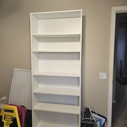 White Bookshelf $60
