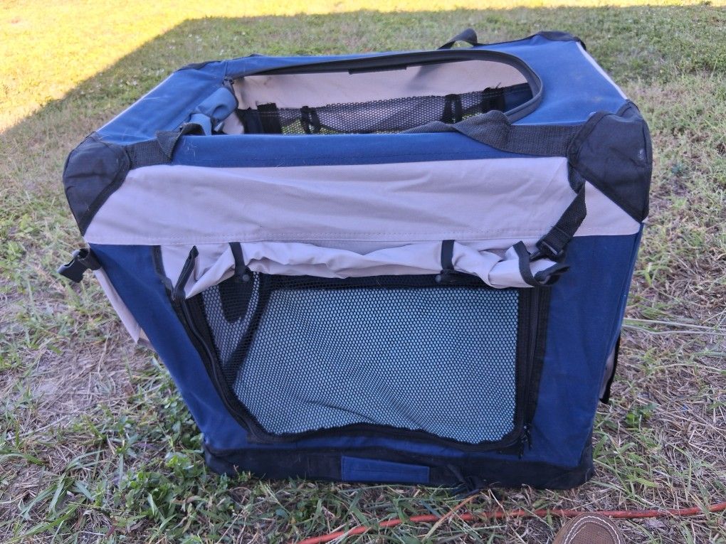 Canvas Foldup Dog Crate