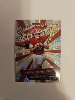 2025 Wild Card Comix Fernando Mendoza 2/4 Heisman Bloomington Winner