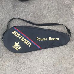 Estrusa Power Beam Tennis Racquet Cover Case Bag Only Black