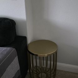 Gold Side Table