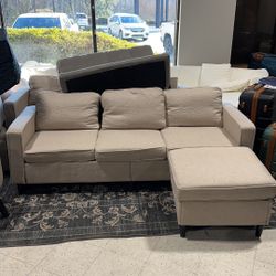 L-Shaped Sofa, couch $130