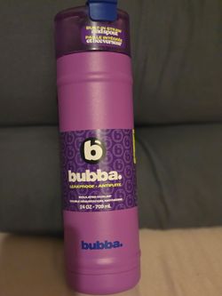 Bottle antifuite with inside staw