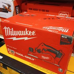 MILWAUKEE M18 3 - 1/4" PLANER (TOOL ONLY)