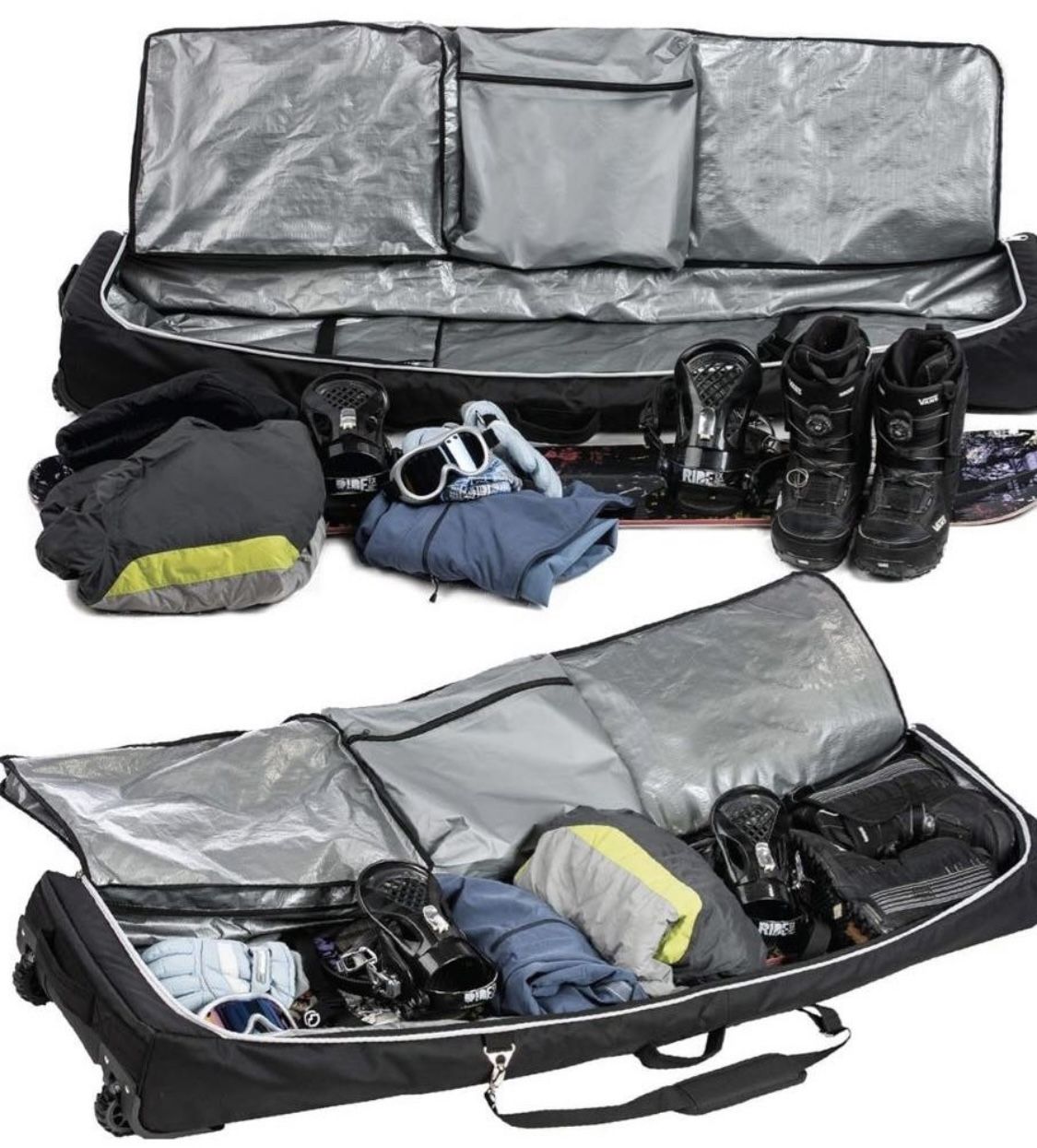 ATHLETICO PADDED SNOWBOARD BAG WITH WHEELS