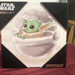 Baby Yoda Wall Plaque