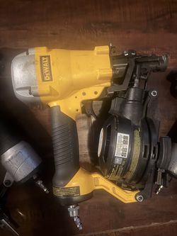 Roofing nail gun dw46rn , finish nail gun  (2) Gauge 16, 18