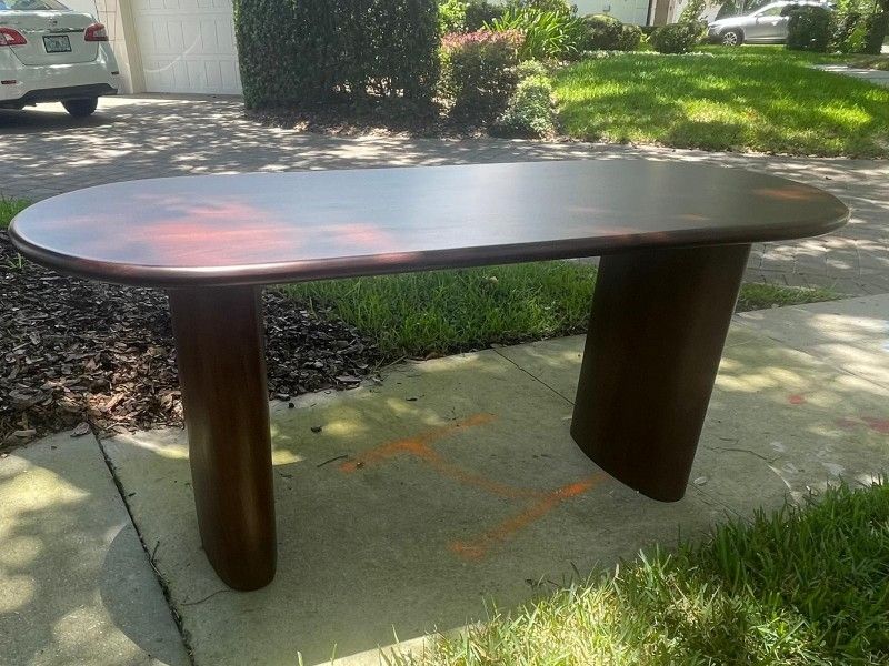 Lulu & Georgia Matte Oval Dining Table
