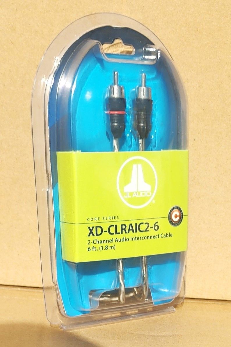 JL Audio 2 Channel 6 Ft. Core Audio Interconnect RCA Pure OFC Copper Conductors XD-CLRAIC2-6 🚨 Payment Options Available 🚨 No Credit Needed 🚨 
