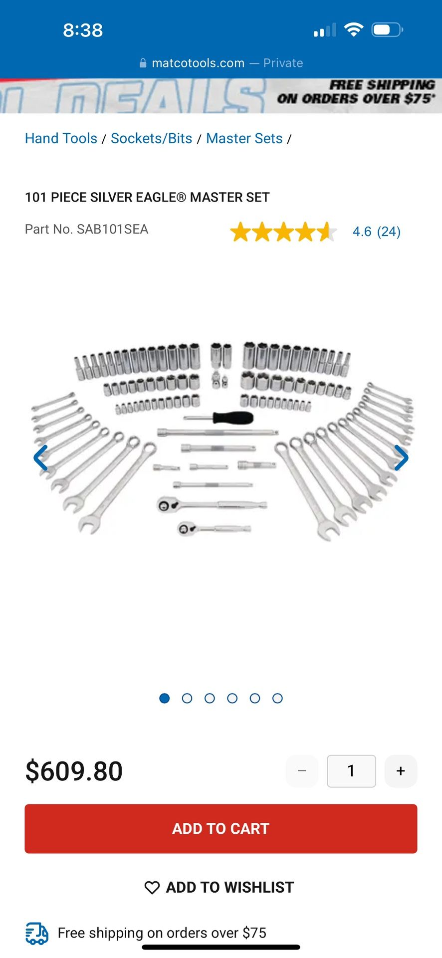 SILVER EAGLE MASTER SET