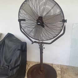 Large Industrial Metal Pedestal Fan