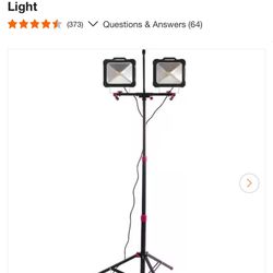 Husky 10,000-Lumen Twin-Head LED Work Light