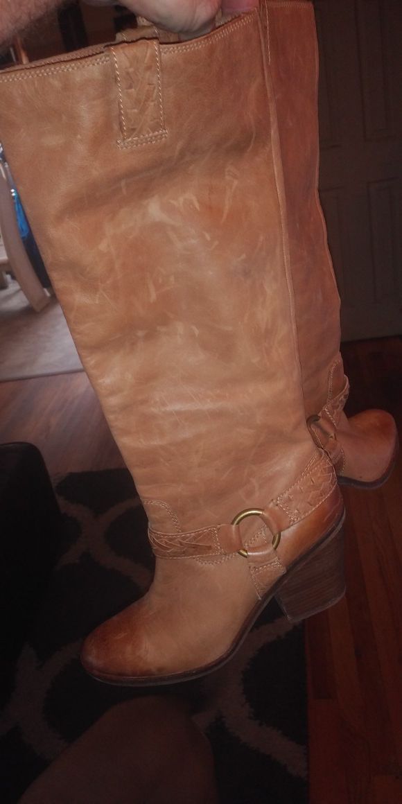 Lucky brand women's leather boots
