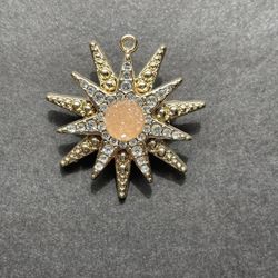 Unique Sugarfix Star Brooch/Pin Two Tone 