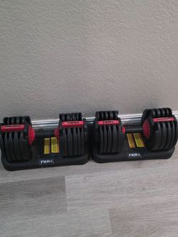 Adjustable dumbbells