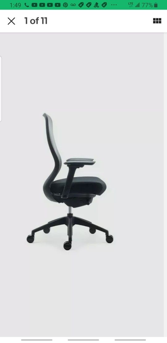 New Staples Ayalon Mesh and Fabric Task Chair Black 51505