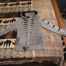Lief Nelson Zip Up  Sweater. Like New!