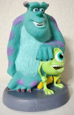 MONSTERS INC., SULLEY AND MIKE COIN BANK. VINTAGE.