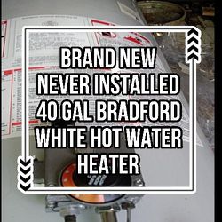 Bradford White 40 Gallon Hot Water Heater Tank 