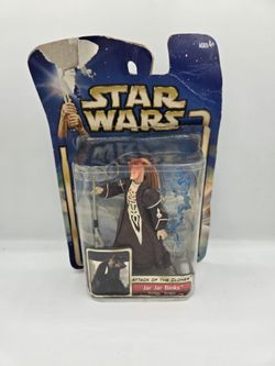 Star Wars Jar Jar Binks Action Figure on Card