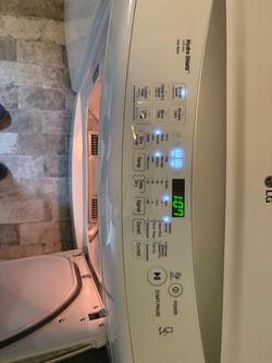 LG Washer & Dryer - White
