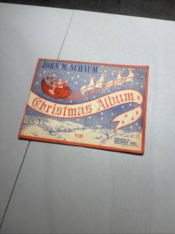 John W. Schaum Christmas Album Sheet Music Book
