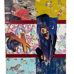 Sidewalks of New York Collage by Beth Hobby