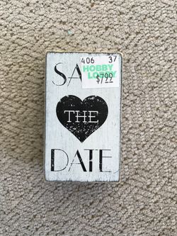 Save the date stamp