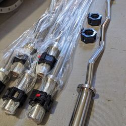 Brand New Olympic Curl Bars