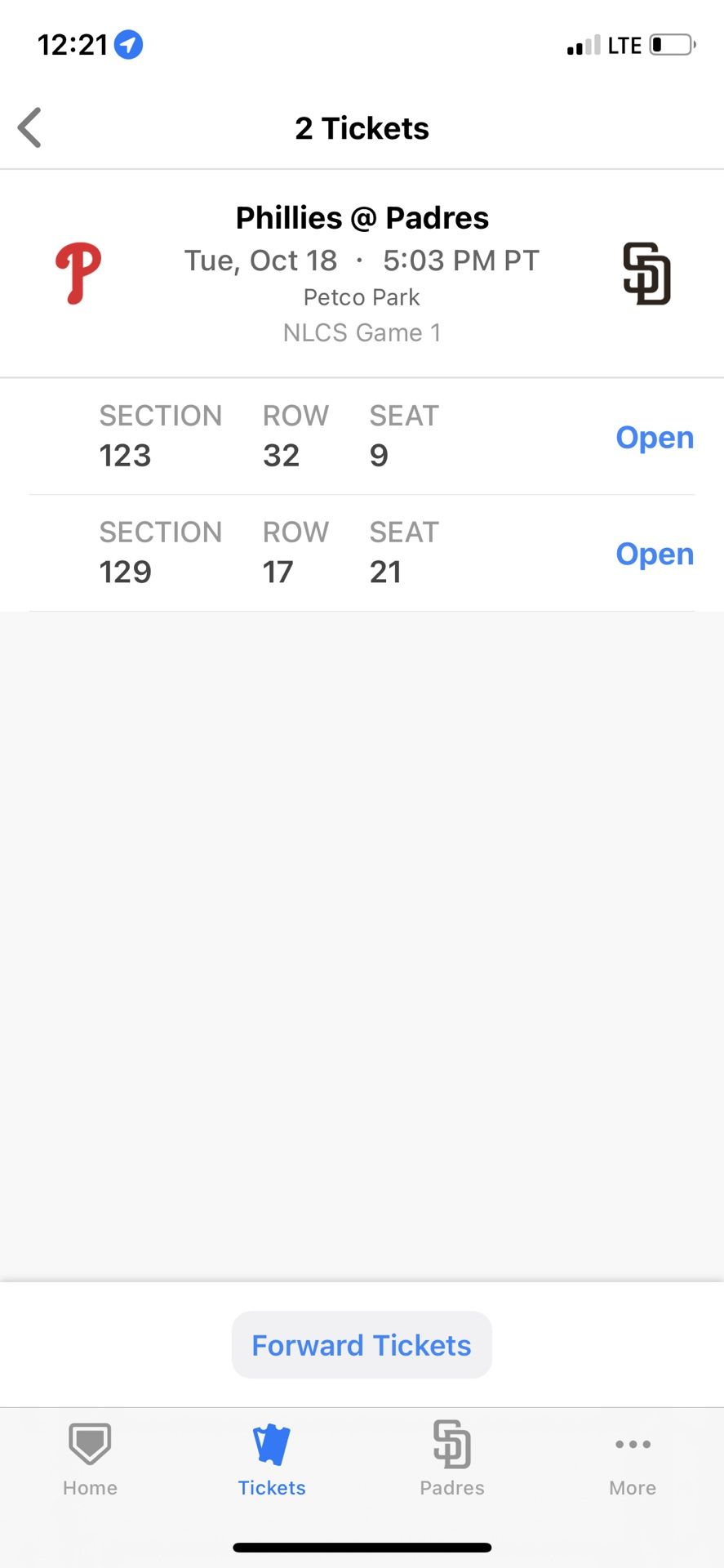 San Diego Padres Vs Phillies Playoffs Single Tickets Avaiable Tonight And Wednesday