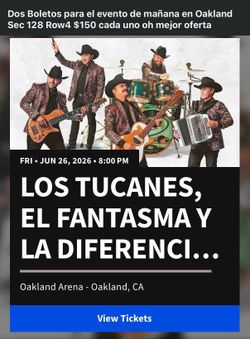 Tickets/ boletos