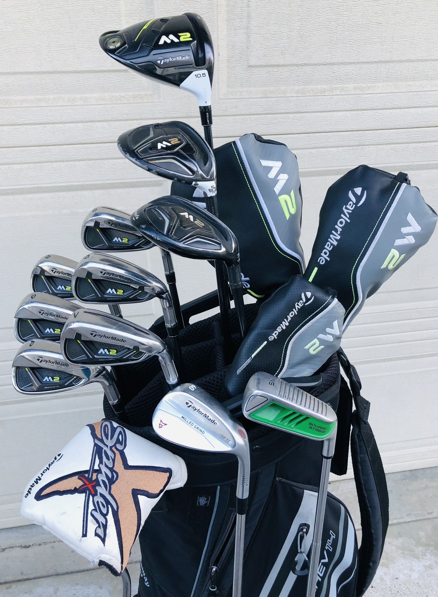 Taylormade Golf Set M2 Irons 5-PW with Taylormade M2 Driver