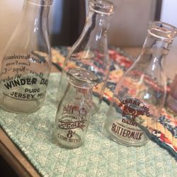 Antique Milk Jars. I’m