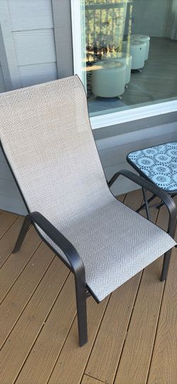 Outdoor Patio 2 Chairs and Table