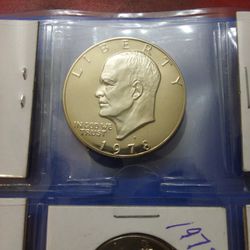 1978 S Eisenhower Silver Dollar 