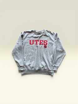 Champion Grey UTES Crewneck Size Large Utah