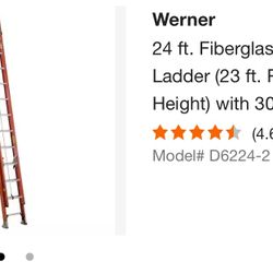 Ladder 24 Fe. Fiberglass 
