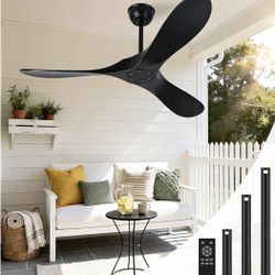 New In Box! Zronon 72” Black Indoor/Outdoor Ceiling Fan (No Light) $70 (#997)