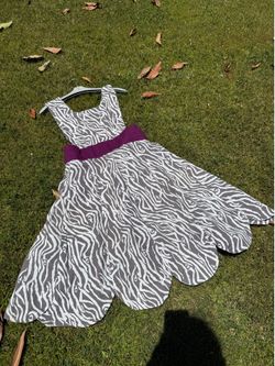 Handmade Zebra Print Apron