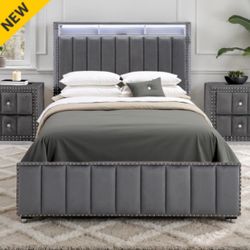Queen Size Bed Frame With Mattress