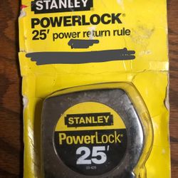 STANLEY POWERLOCK 25' power return rule