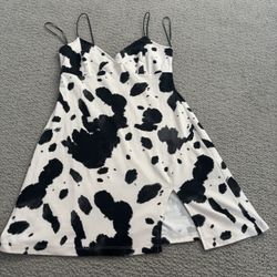 Cow Print Dress
