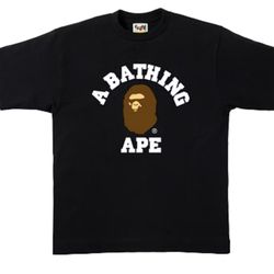 BAPE COLLEGE TEE 'BLACK'