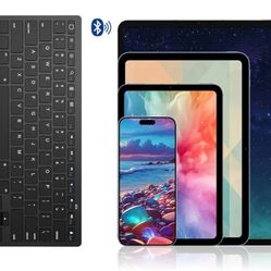 Bluetooth Keyboard, Black Compact  Pick Up Ready mlk & Craig- See Description 