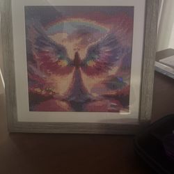 Beautiful Framed Jewel Painting 