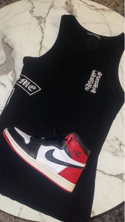 Chrome heart tank top