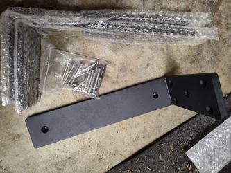 Black Metal Brackets