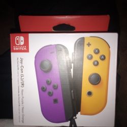 Nintendo Switch Joy-Con (L) Neon Purple (R) Neon Orange 