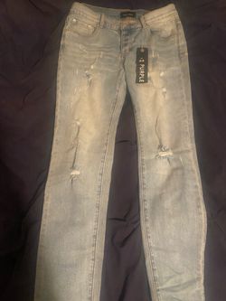PURPLE BRAND distressed jeans, size 33