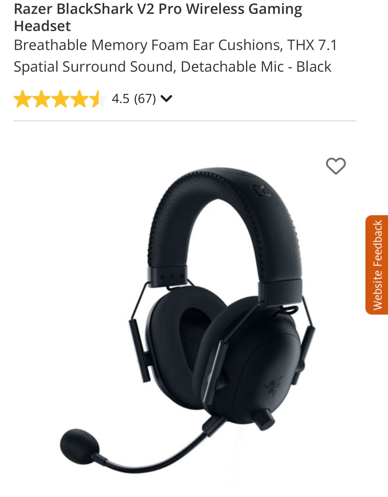 Razor Black Shark V2 Pro